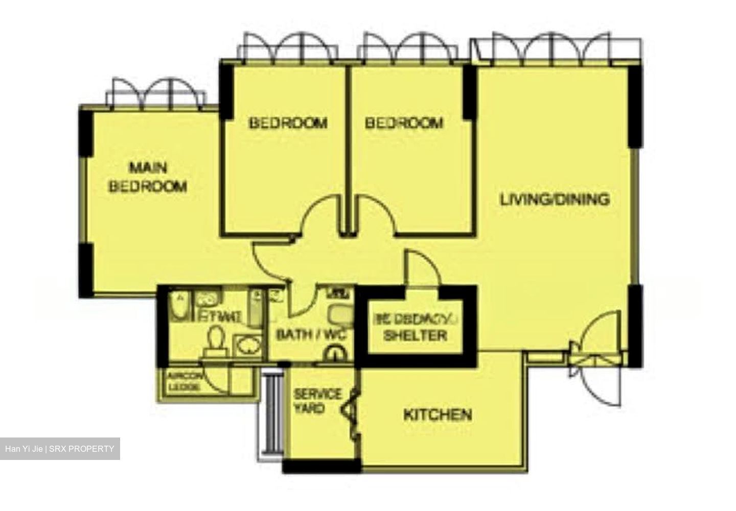 Blk 477A Hougang Capeview (Hougang), HDB 4 Rooms #579047261